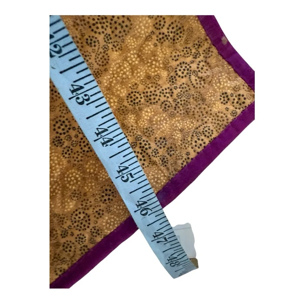 Quilted Floral Wall‎ Tapestry with 3D Flowers